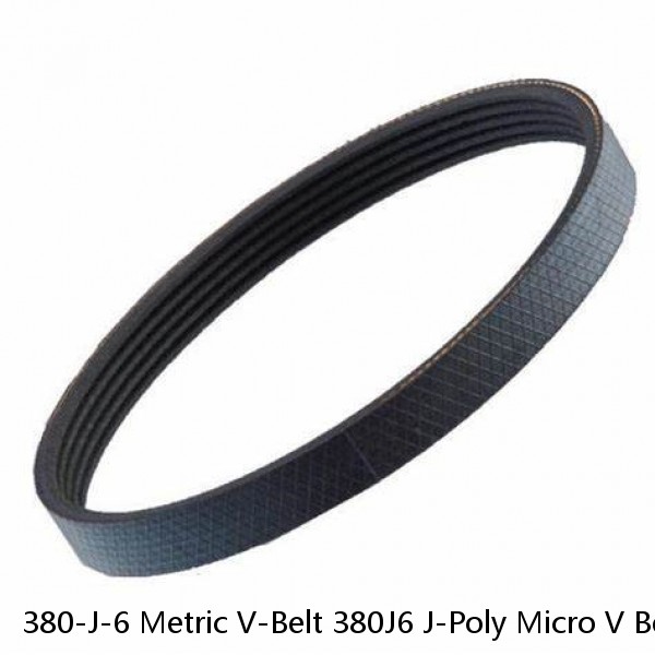 380-J-6 Metric V-Belt 380J6 J-Poly Micro V Belt