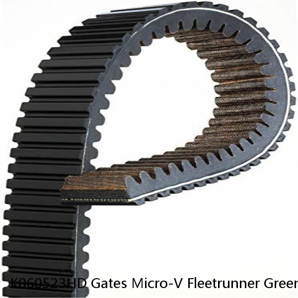 K060523HD Gates Micro-V Fleetrunner Green Stripe Serpentine Belt Made In Mexico