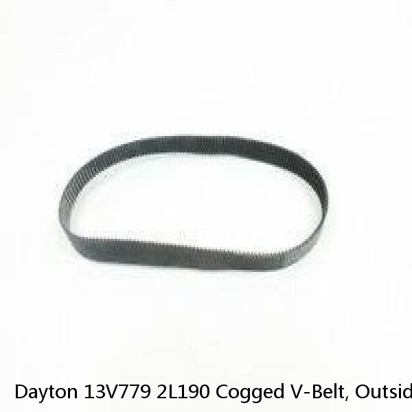 Dayton 13V779 2L190 Cogged V-Belt, Outside Length 19"