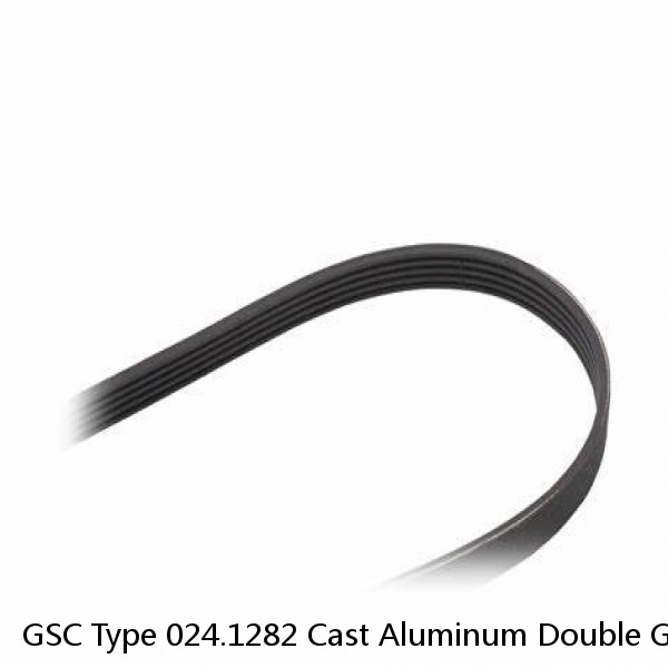 GSC Type 024.1282 Cast Aluminum Double Groove V Belt Pulley 1" Keyed Bore